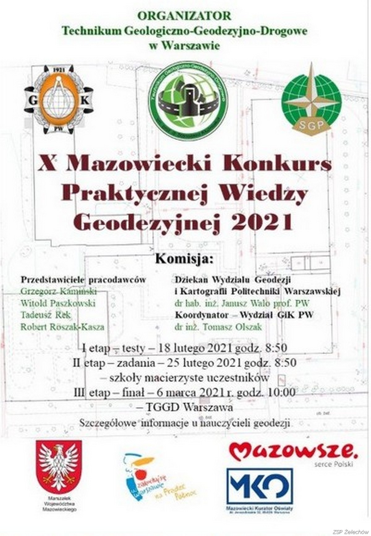 Mazowiecki Konkurs Praktycznej Wiedzy Geodezyjnej