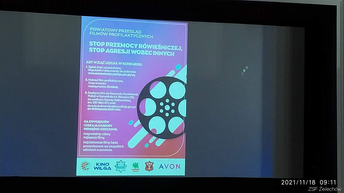Powiatowy przegląd filmów profilaktycznych