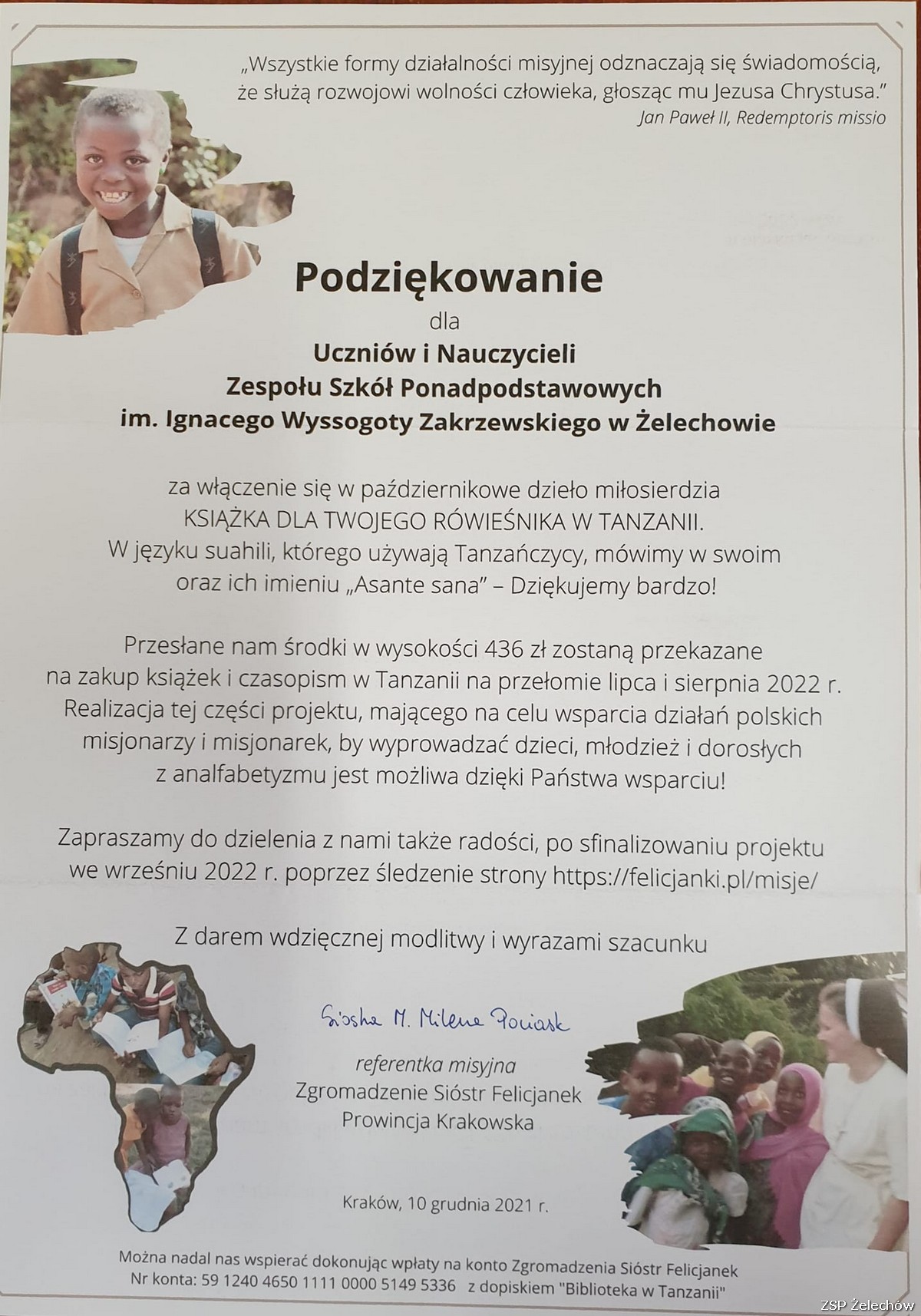 Książka dla twojego rówieśnika w Tanzanii